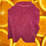 L.L.Bean L.L. Bean Maroon Corduroy 3 Button Blazer Size 16 Petite Photo 1