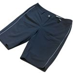 JOIEDEX JDX Women's Microfiber Golf Shorts Black Silver 10.5" Inseam NWOT Sz 4 Photo 1