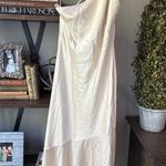 Significant Other Lana Satin Bias Maxi Dress Buttercream Ivory Womens Size 6 Photo 5