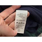 J. Marie Joyce Blue Green Plaid Bow Tie Ruffle Collar Dress Large L Photo 6