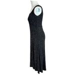 Vintage Miss Ashlee Black Glitter Maxi Dress Sleeveless Long Gown WOMEN’S SMALL Photo 1