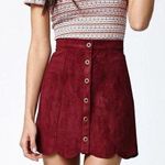 Kendall + Kylie  Suede Skirt Photo 0