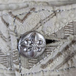 Miss Me Beige Linen Blend Wide Leg Cargo Boho Pants Size Large Y2K 2010s Style Photo 5