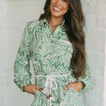 These Three Boutique Ibiza Green Romper Photo 1