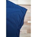 Marc by Marc Jacobs Lace Cutout Oversized Cropped Baby Tee Top Blue Size Medium Photo 2