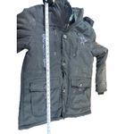 Fashion Sport Dallas Cowboys Black Hooded Winter Jacket Sherpa Lined Faux Fur L Size L Photo 7