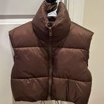 Puffer vest Brown Photo 0