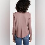 Paige Carey Long Sleeve Thermal Tee XS 19.5” p2p Vintage Taupe $65 Retail EUC Photo 9