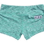 Fleo 'Mint' Athletic Original Shorts in Heathered green Size Small Photo 0