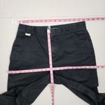 Ralph Lauren Lauren Active  Black Cotton Stretch Pants Zip Pockets Size 6 Photo 7