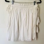 Apiece Apart  Assisi Short Wabi Skirt Mini Skirt with Tassels Cotton Size 4 Photo 1