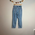 Abercrombie & Fitch  Curve Love 90's Straight Ultra High Rise distressed jeans Photo 3