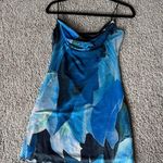 Princess Polly  Blue and Black Mini Dress Size 4 Photo 0