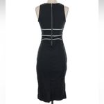 Anthropologie  Maeve Cavatina Sheath Cocktail Party Midi Dress Black Size 2 XS Photo 5