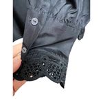 ROHE Magalie Silk Black Blouse NWT Sz. 40 (US 8/L) Size L Photo 8