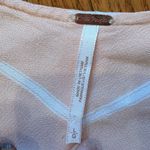 Free People  Samifran Long Sleeve Petal Combo Peach Ruffle Top Photo 2