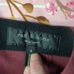 Rag and Bone burgundy pants size 4 Photo 2
