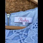 Parker Women's Blue Bennett Ruffle Dress size 2 Photo 4