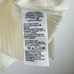 J.Crew Pointelle Knit Turtleneck Long Sleeve Top Cotton Blend Ivory XL NWT Photo 8