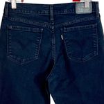 Levi's Levi’s Womens 505 Classic Straight Jeans Mid-Rise Size 28 Black Denim Stretch Photo 1