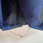 Vintage Jessica McClintock for Gunne Sax Midnight Blue Gown Size 7 Celestial Photo 4