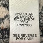 Versona  Floral Boot Cut Corduroy Pants Black and Blue Photo 5