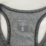 Athleta  Womens Small Seamless Ruched Side Tank Top Gray Yoga Racerback Nylon Photo 1