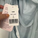 After Six  Tie-Back Cutout Maxi Dress With Front Slit In Mist Size 14 Photo 6