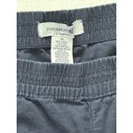 Caribbean Joe  Blue Elastic Waist Blue Linen Blend Casual Cropped‎ Capri Pant XL Photo 2