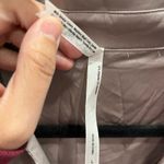 Soma Women's Satin Long Sleeve Button Up Sleep Shirt in Silver Taupe Large Photo 5