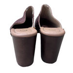 Women's Fun Basket Weave Comfortable Clog Shoes 7 Brown Photo 2