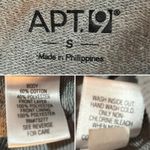 Apt. 9  Long Sleeve Sequin Front Embellished Sweatshirt Grey S Photo 7