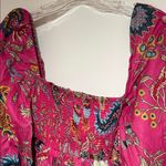 Charina Sarte Vibrant Pink Bohemian Talaia Cut Out Mini Dress NWT Photo 1