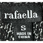 Rafaella  Women's Black White Sweater Jacket Button Front Size S‎ Photo 3