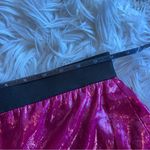 NWT REVOLVE Self Portrait pink velvet ruffle mini skirt Size 6 Photo 11