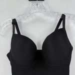 Heavenly Shapewear Black Padded Sheer Panel One Piece Bodysuit Women's Medium Photo 3