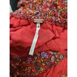 Free People Pennie Printed Babydoll Lace Ruffles Mini Dress S Cherry combo size Photo 6