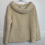 A New Day  Tan Sherpa Cowl Neck Pullover Long Sleeve Shirt Photo 0