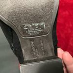 Fergalicious Z03-  by Fergie Open Toe Booties faux suede black size 10 Photo 4