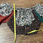 Bonjour Vintage 90’s Floral Off-Shoulder Patchwork Cropped Floral Women's Top M Photo 7