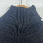Red Moon 100% Cashmere Black Turtleneck Sweater Size L Stretch Business Career Size L Photo 2
