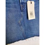 Levi's Levi’s Premium High-Rise Deconstructed Medium Blue Wash Denim Skirt NWT Sz 32 Photo 4