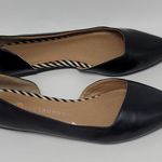Chinese Laundry  Pointed Toe Side Cutout Black D'Orsay Flat Shoe Size 7 Photo 0