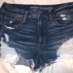 American Eagle Outfitters High Rise “Shortie” Denim Shorts Size 8 Photo 0