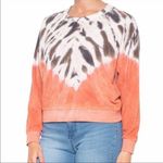 Young Fabulous and Broke  Orange Rowan Crew Terry Henna Pluto Tie Dye Sweatshirt Photo 0