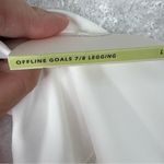 Aerie Offline By Goals 7/8 Leggings White High Rise Mesh Pockets Size L NEW Photo 10