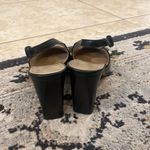 Salvatore Ferragamo EVUC  Black Pantent Pumps Gold Emblem 8.5 *Read description Photo 2