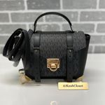 Michael Kors  Black Manhattan Satchel Bag Photo 0