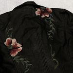 Candie's ★ Candie’s Y2K Floral Embroidered Faux Leather Moto Jacket ★ Photo 4