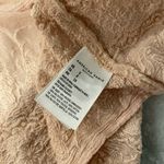 American Eagle  Pale Pink Open Tie Plunge Back Embroidered Peasant Top Size S Photo 10